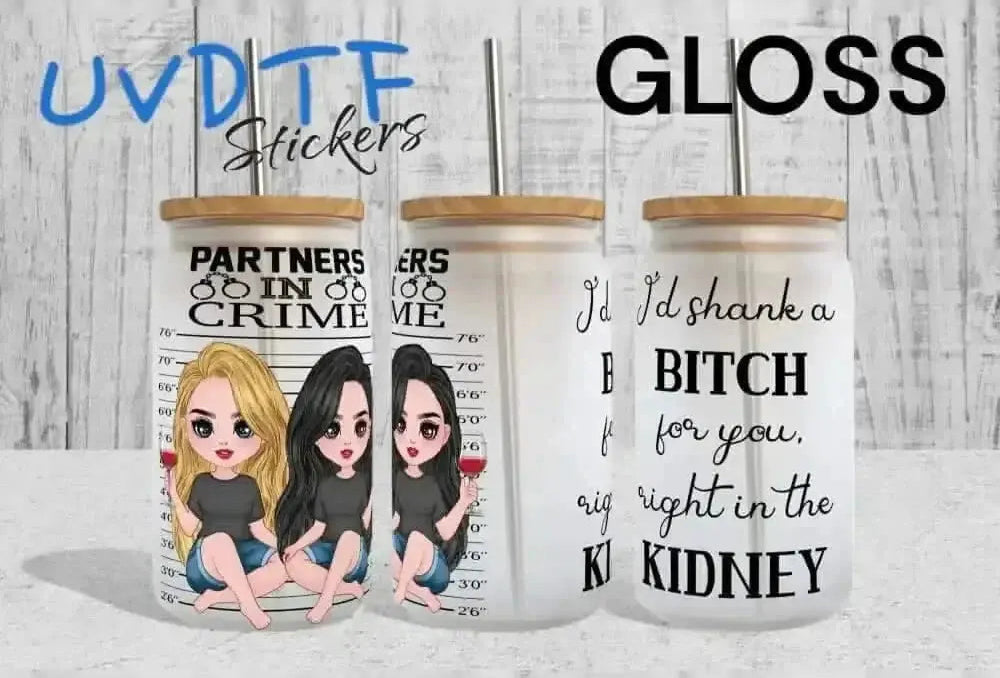 GLOSS UVDTF GANG SHEET STICKERS - PRINTHOLIX