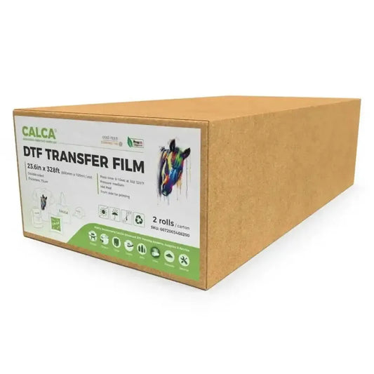 Hot Peel Double Sided Matte DTF Transfer Film Box 24 in x 328ft - PRINTHOLIX