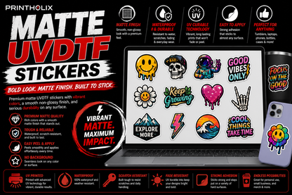 MATTE UVDTF GANG SHEET STICKERS
