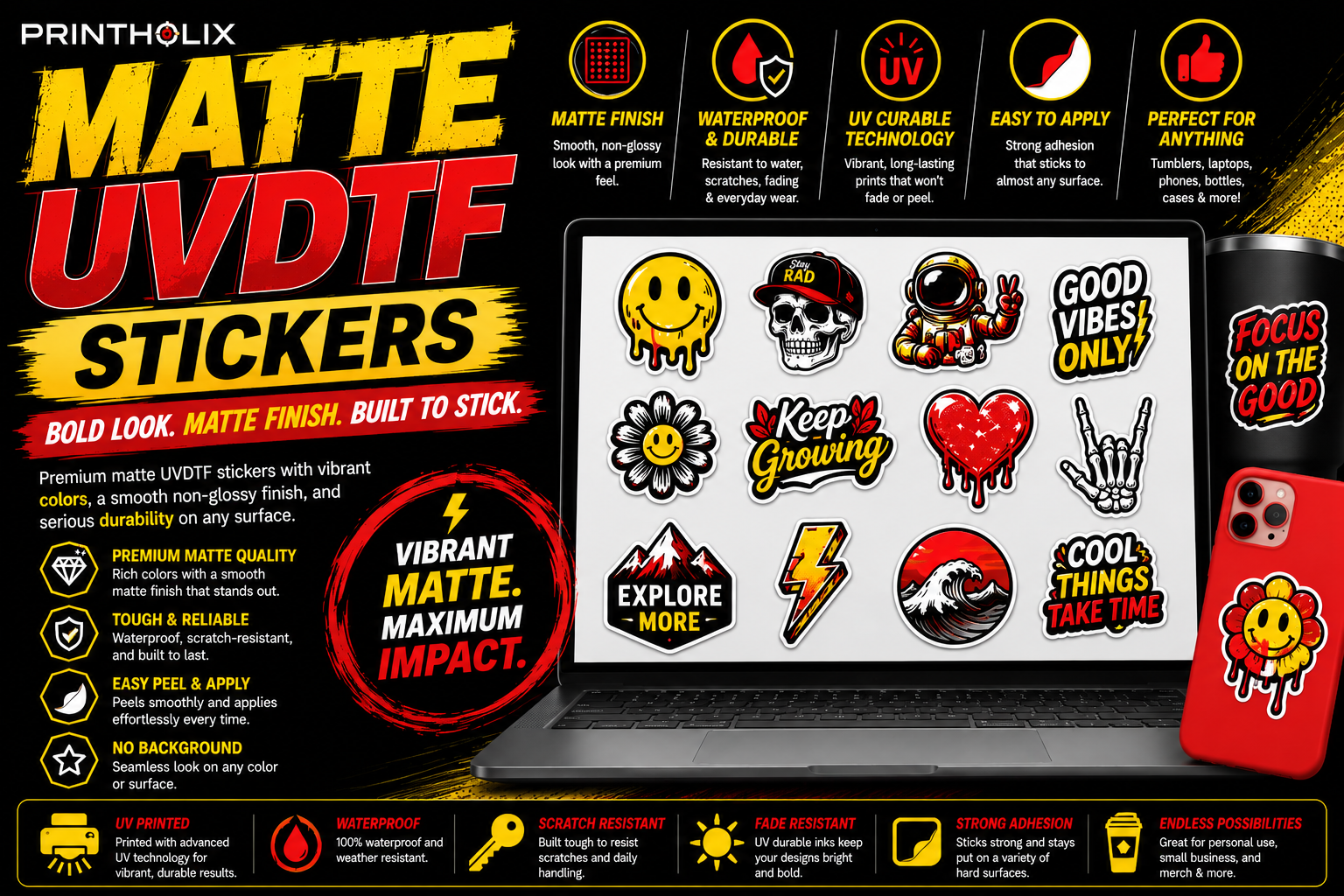 MATTE UVDTF GANG SHEET STICKERS