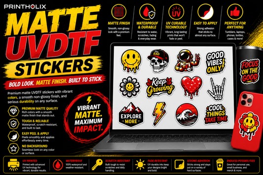 MATTE UVDTF GANG SHEET STICKERS