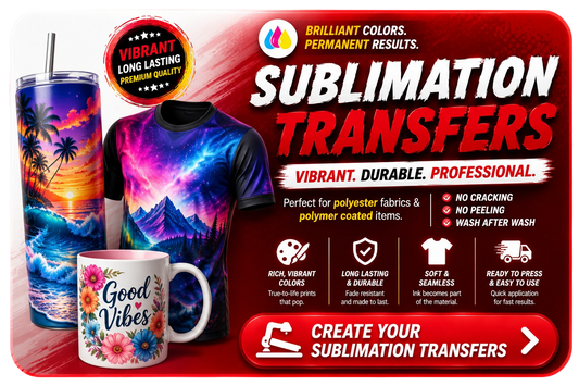 SUBLIMATION TRANSFERS 24" WIDE