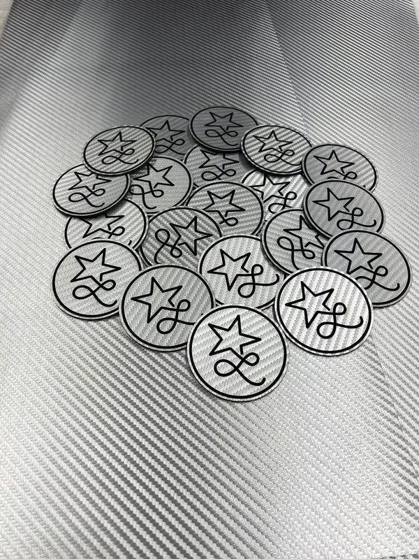 Faux Leather Patches - Engraved (With Adhesive)