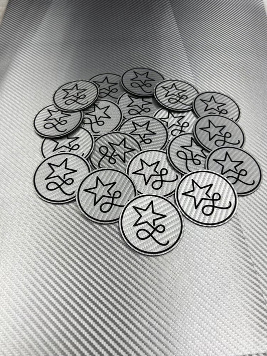 Faux Leather Patches - Engraved (With Adhesive)