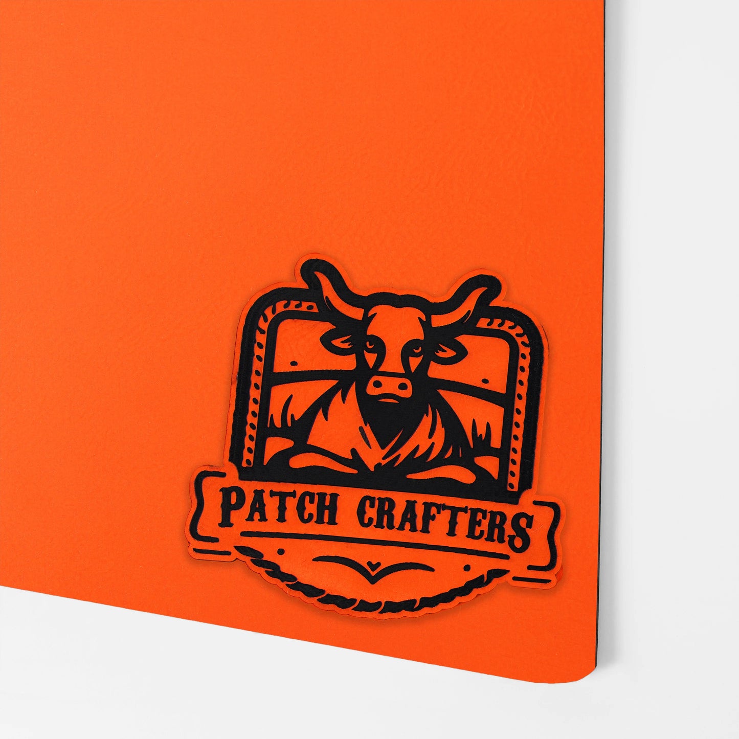 Faux Leather Patches - Engraved (With Adhesive)