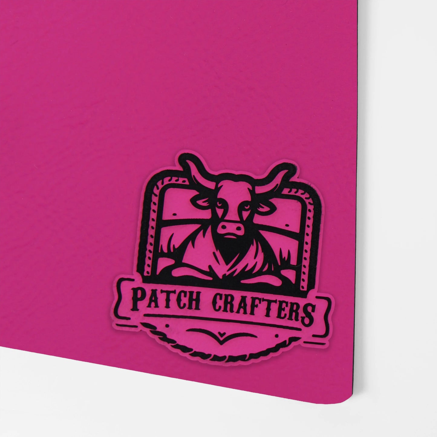 Faux Leather Patches - Engraved (With Adhesive)