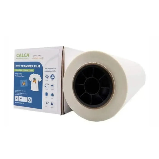 CALCA 13in x 328ft DTF Transfer Film Premium Roll-Hot Peel DOUBLE SIDED - PRINTHOLIX