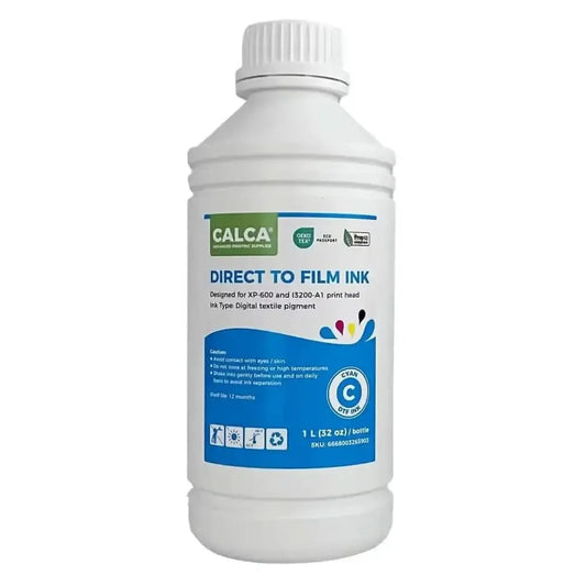 CALCA Direct to Transfer Film Ink for Epson Printheads. 32 oz, Bottle of 1L, Water-based DTF Inks - PRINTHOLIX