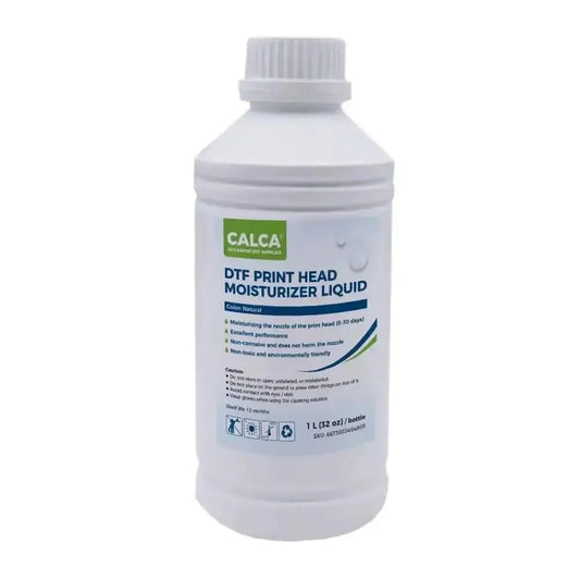 CALCA Direct to Transfer Film Printhead Moisturizing Liquid. 32 oz, Bottle of 1L - PRINTHOLIX