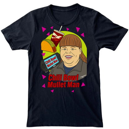 Chili Bowl mullet man tee