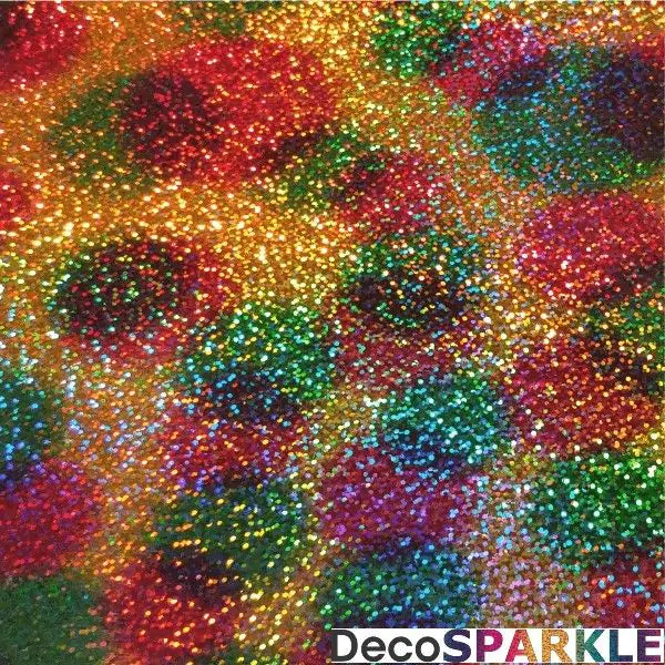 Holographic  Sparkle  HTV Transfers – Pre-Cut, Ready to Weed 11"x11"