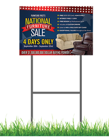 Custom YARD SIGNS - NO Minimum LOCAL PICKUP ONLY